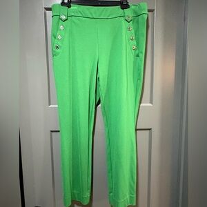 Kelly Green WHBM Ponte Pants & Top